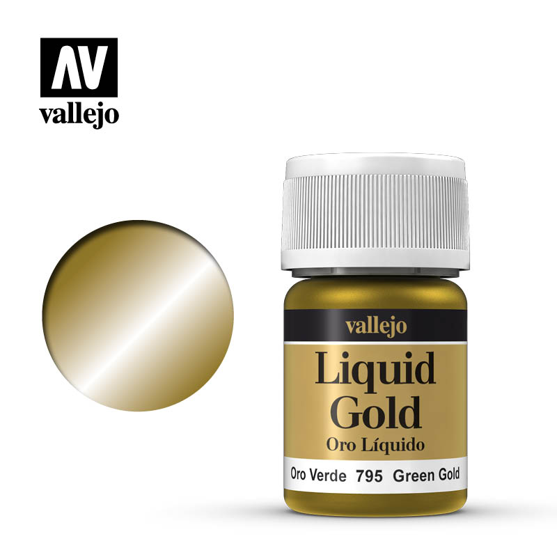 Vallejo - Liquid Gold Metallics - 35ml. (Online Order Only)
