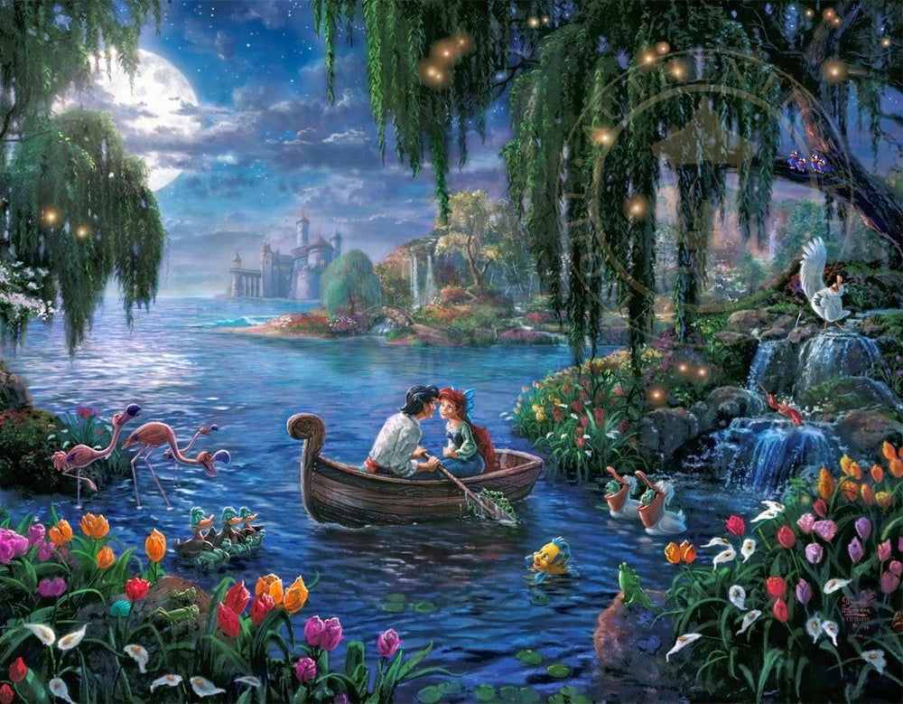 The Little Mermaid II (Disney) Thomas Kinkade Framed Art Print (ONLINE ORDER ONLY)