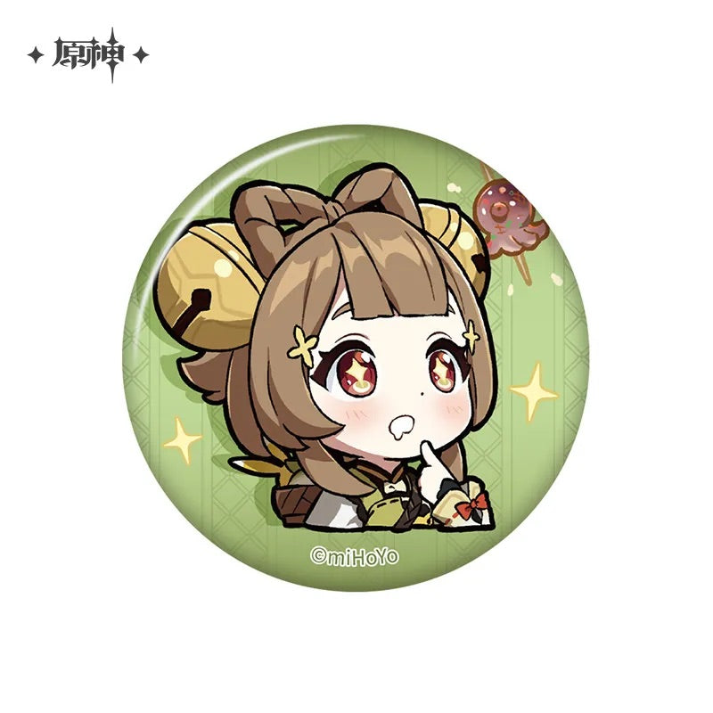 Liyue Chibi Emojis Series Badge (ONLINE ORDER ONLY)