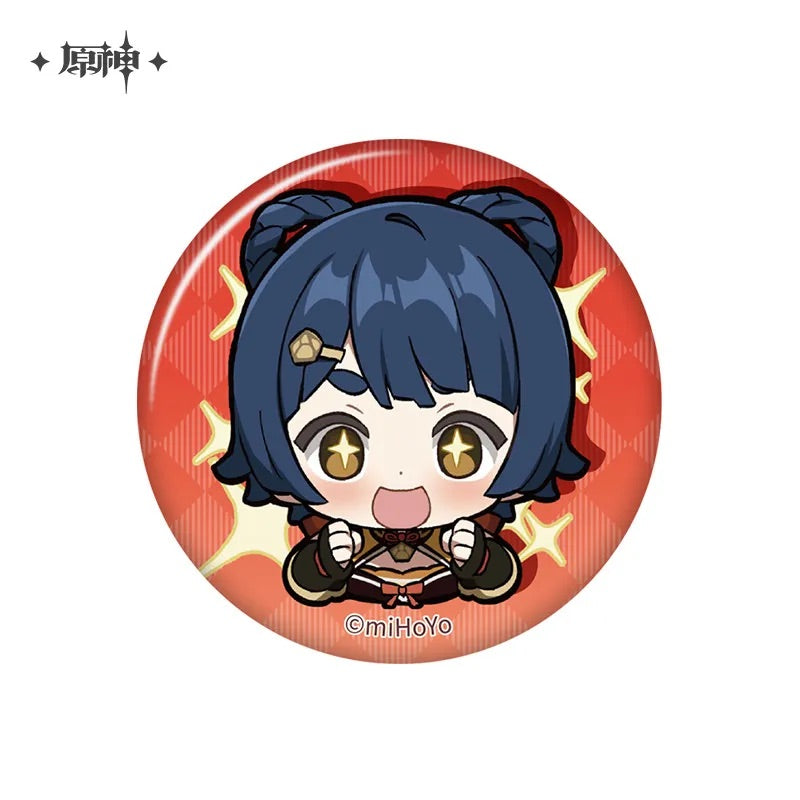 Liyue Chibi Emojis Series Badge (ONLINE ORDER ONLY)