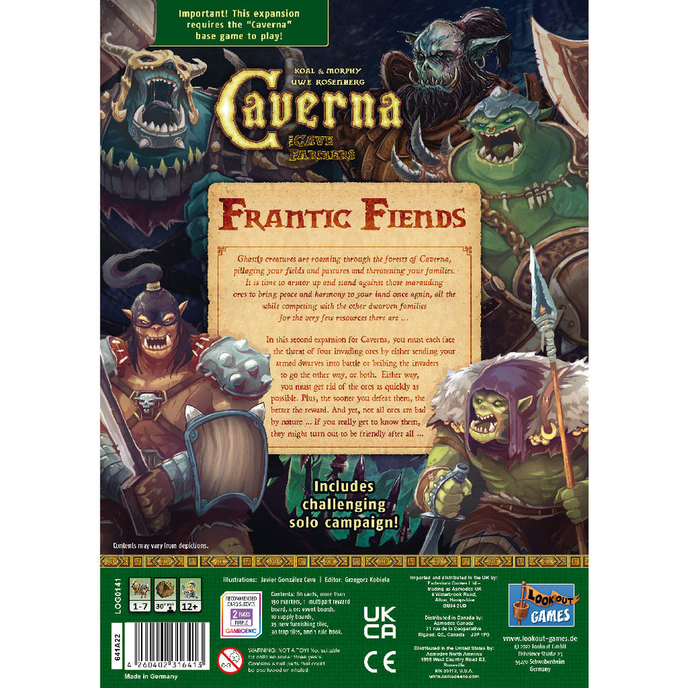 Caverna: The Cave Farmers - Frantic Fiends