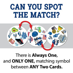 Los Angeles Dodgers Spot It! Card Game