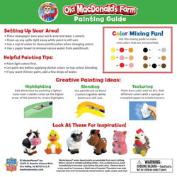 Old MacDonald's Farm - Plaster Figurine Paint Set