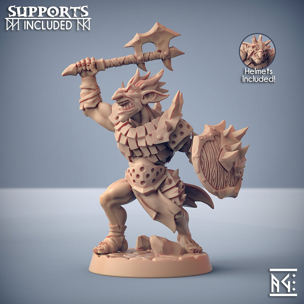 3D Printed Artisan Guild Modular Blackrazor Hobgoblins Blackrazor Hobgoblins 28mm 32mm (Online Only)