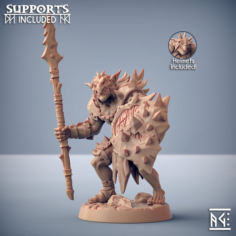 3D Printed Artisan Guild Modular Blackrazor Hobgoblins Blackrazor Hobgoblins 28mm 32mm (Online Only)