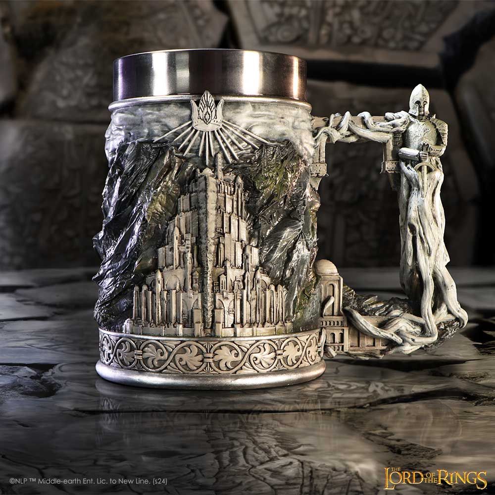 Lord of the Rings Gondor Sculpted Stainless Steel Tankard (ONLINE ORDER ONLY)