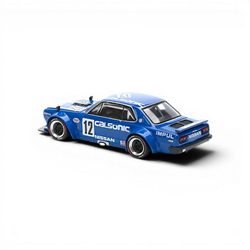 PopRace Skyline GT-R V8 Drift (Hakosuka) Calsonic Blue 1:64