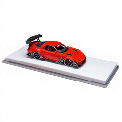 YM Model x MiniCraftsman Mazda RX-7 Modified Red 1:64