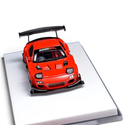 YM Model x MiniCraftsman Mazda RX-7 Modified Red 1:64