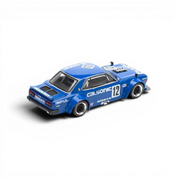 PopRace Skyline GT-R V8 Drift (Hakosuka) Calsonic Blue 1:64