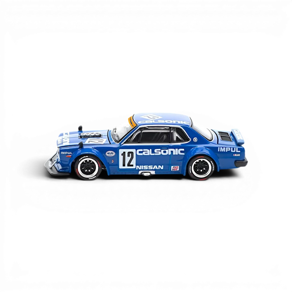 PopRace Skyline GT-R V8 Drift (Hakosuka) Calsonic Blue 1:64