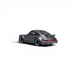 CM Model Porsche 964 Widebody Metallic Gray 1:64