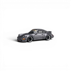 CM Model Porsche 964 Widebody Metallic Gray 1:64