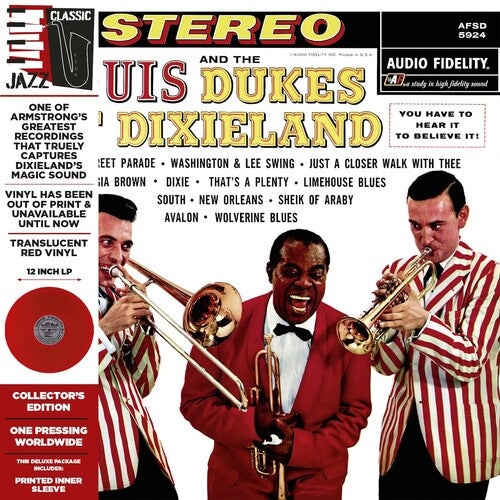 Louis Armstrong - Louis Armstrong and the Dukes of Dixieland (Colored Vinyl, Deluxe Edition, Limited Edition, Red, Remastered) [Vinyl] (ONLINE ORDER ONLY)