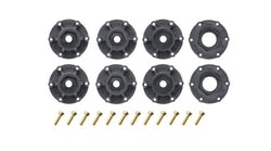 Louise R/C SC-Rock 1/10 Short Course Tires, Soft, 12, 14 & 17mm Removable Hex Glued on Black Rim (2) LT3229SB (ONLINE ORDER ONLY)