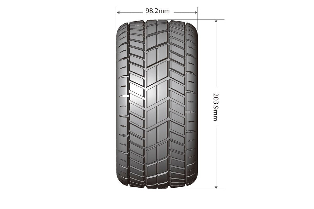 Louise R/C MFT X-Rocket Monster Truck Belted Tires 24mm Hex Pair for Traxxas X-MAXX / XRT