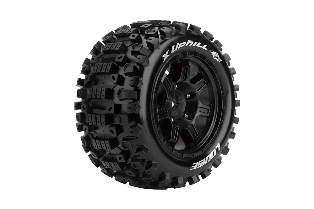 Louise R/C MFT X-Uphill Belted Monster Truck Tires Mounted 24mm Hex Pair for Arrma Kraton 8S