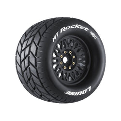 Louise R/C MT-Rocket Sport 1/8 3.8" Monster Truck MFT Belted Tires, 17mm Hex (0" & 1/2" Offset)