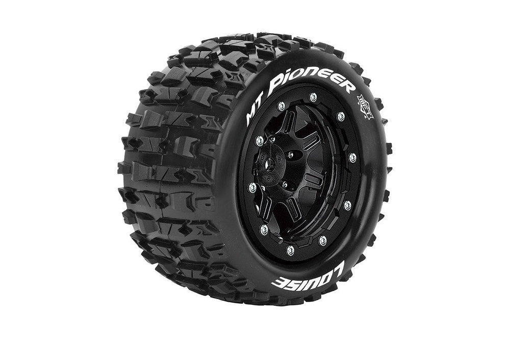 Louise MT-Pioneer Traxxas Maxx Sport Belted MFT Tires Bead-Lock 2.8 Rims 1/2-Offset Hex 17mm (2) (ONLINE ORDER ONLY)