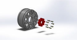 Louise R/C MFT B-Uphill Soft 1/8 Buggy, 17mm Hex, 0" & 1/2" Offset, (2) LT3364SB (ONLINE ORDER ONLY)