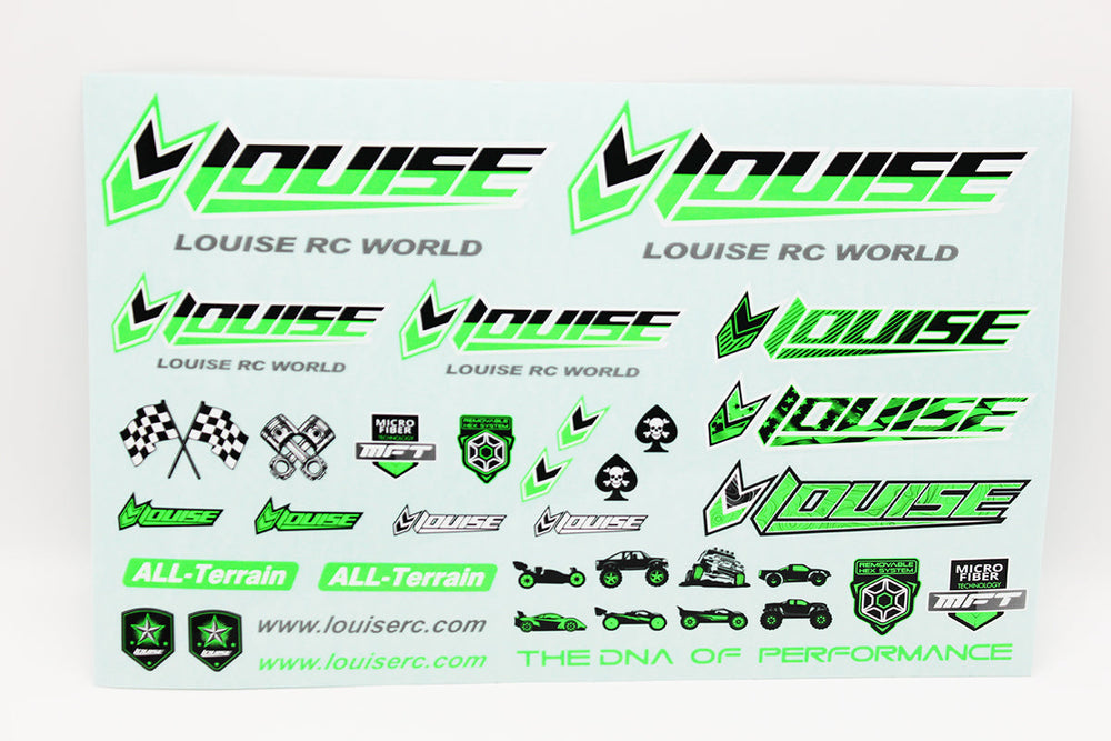 Louise R/C Sticker Sheet - Green