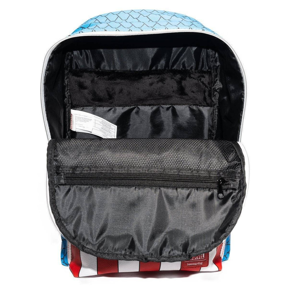 Loungefly Captain America Cosplay Backpack with Pin Set - Entertainment Earth Exclusive (ONLINE ORDER ONLY)