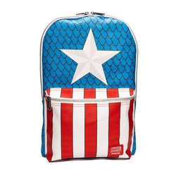 Loungefly Captain America Cosplay Backpack with Pin Set - Entertainment Earth Exclusive (ONLINE ORDER ONLY)