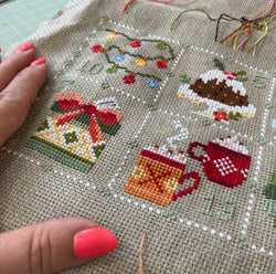 Love Poppet – Feeling Festive Advent Cross Stitch Kit (ONLINE ORDER ONLY)