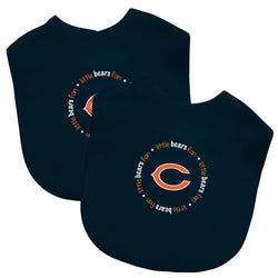 Chicago Bears - Baby Bibs 2-Pack - Black (ONLINE ORDER ONLY)