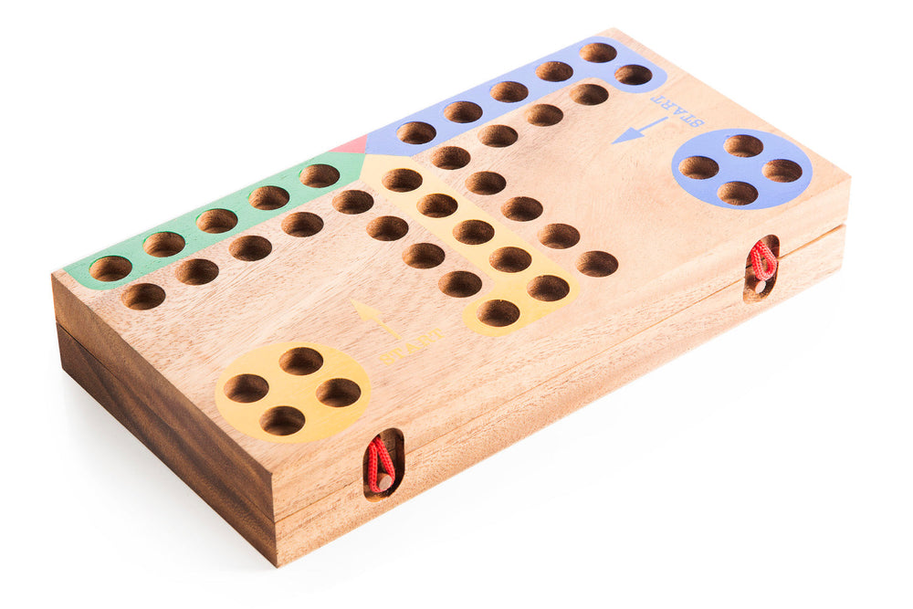 Wooden Ludo board Game - Family Game Night (Online Order Only)