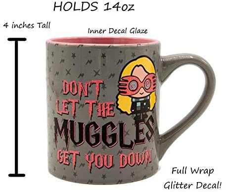 Harry Potter Luna Lovegood "Don't Let the Muggles Get You Down" 14oz. Ceramic Mug (ONLINE ORDER ONLY)