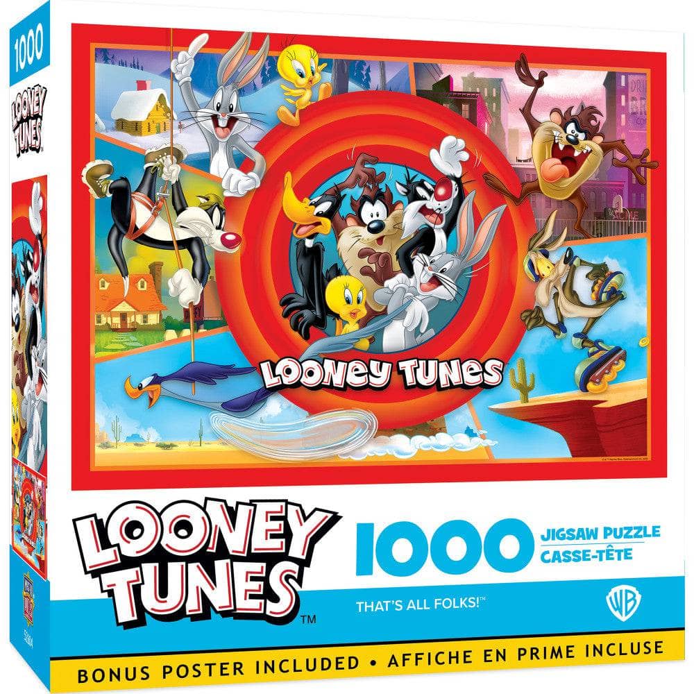 Looney Tunes - That's All Folks 1000 Piece Jigsaw Puzzle