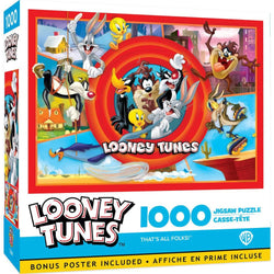 Looney Tunes - That's All Folks 1000 Piece Jigsaw Puzzle