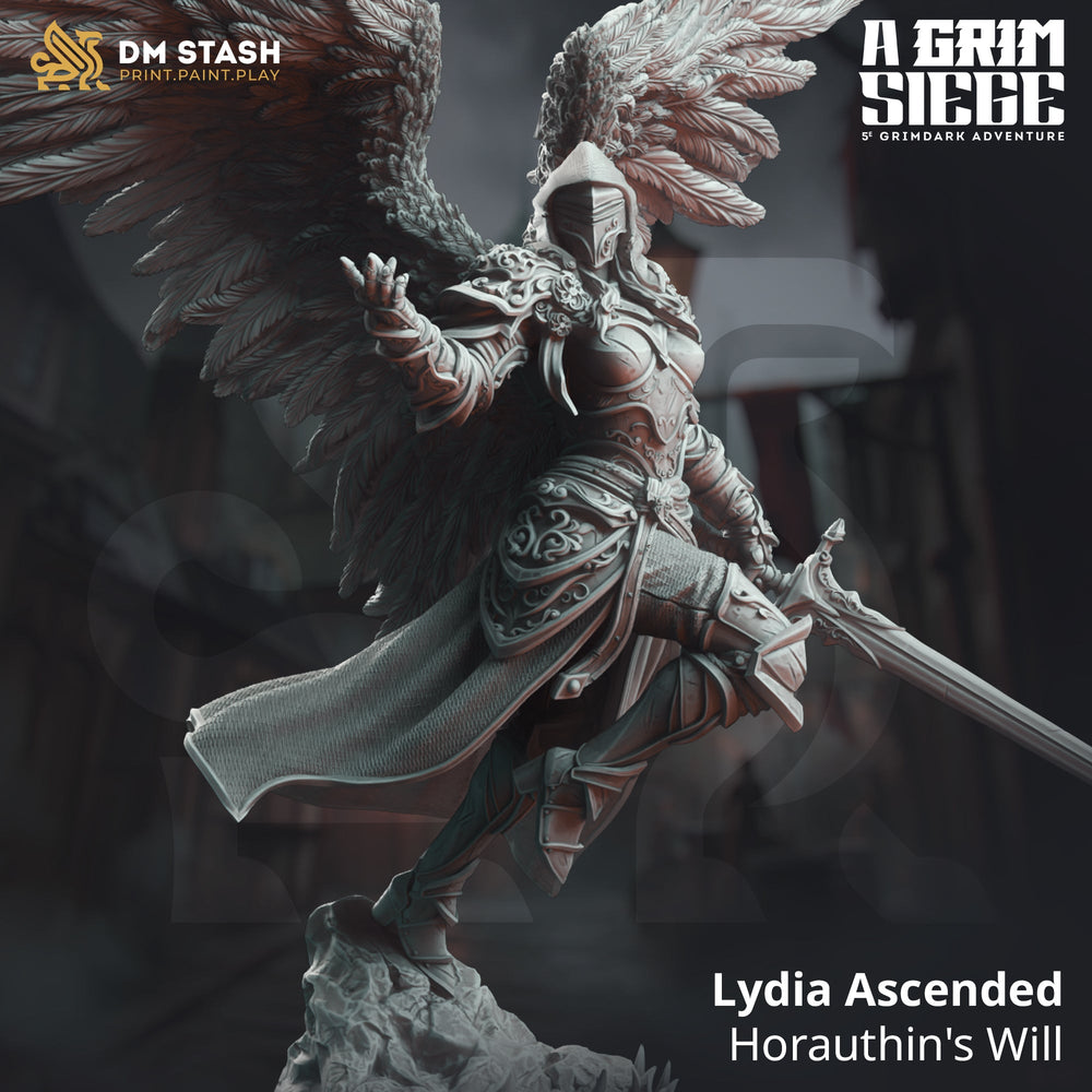 Lydia Ascended, Horauthin's Will (Female Angel Paladin) (Online Only)