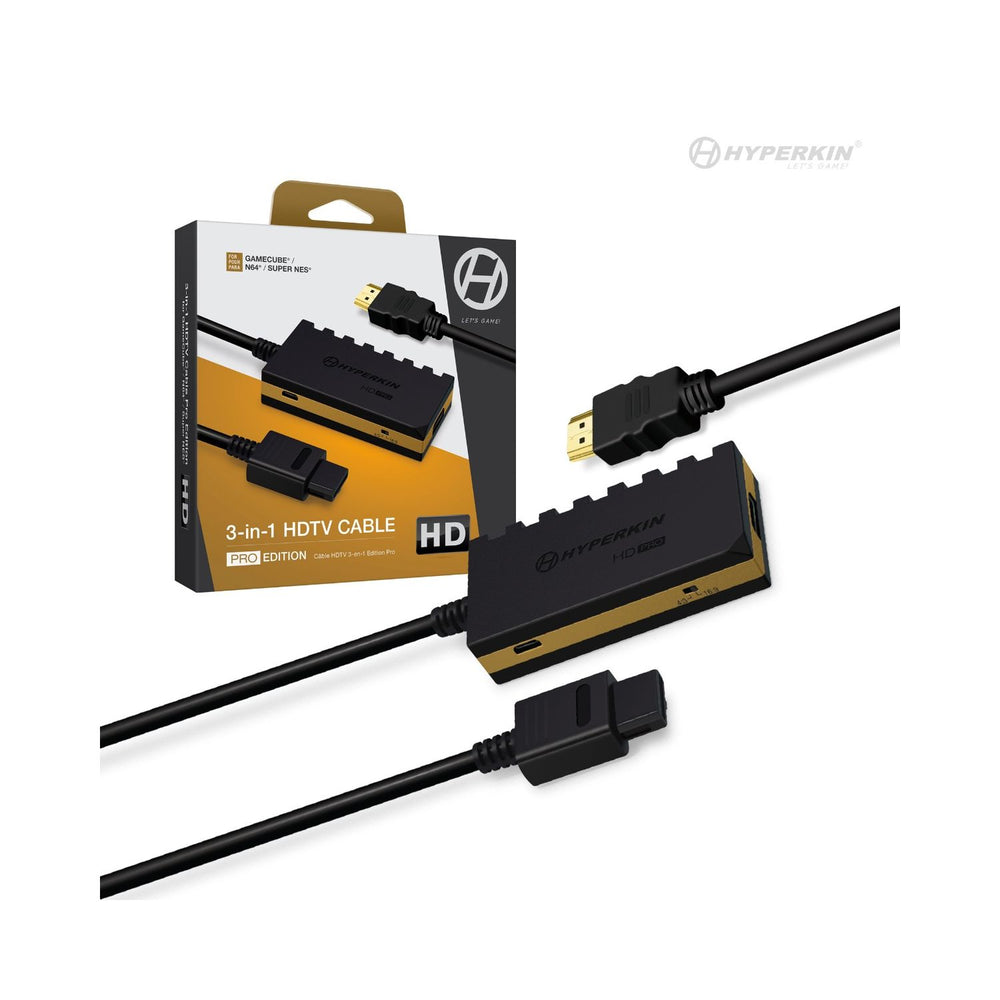 Hyperkin 3-In-1 720p HDTV Cable HD Pro Edition W/ 4 Visual Modes, No Additional Power Supply