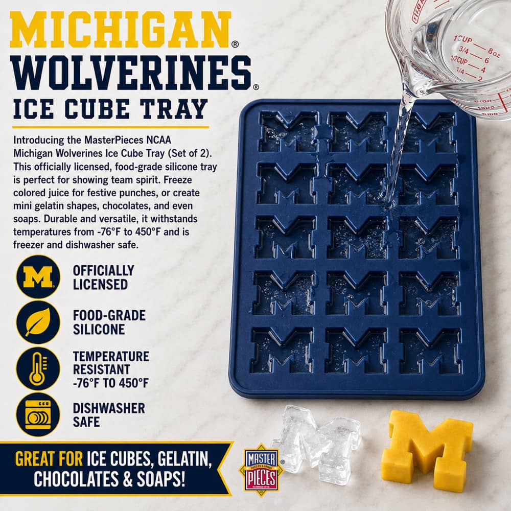 Michigan Wolverines Ice Cube Tray