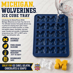 Michigan Wolverines Ice Cube Tray