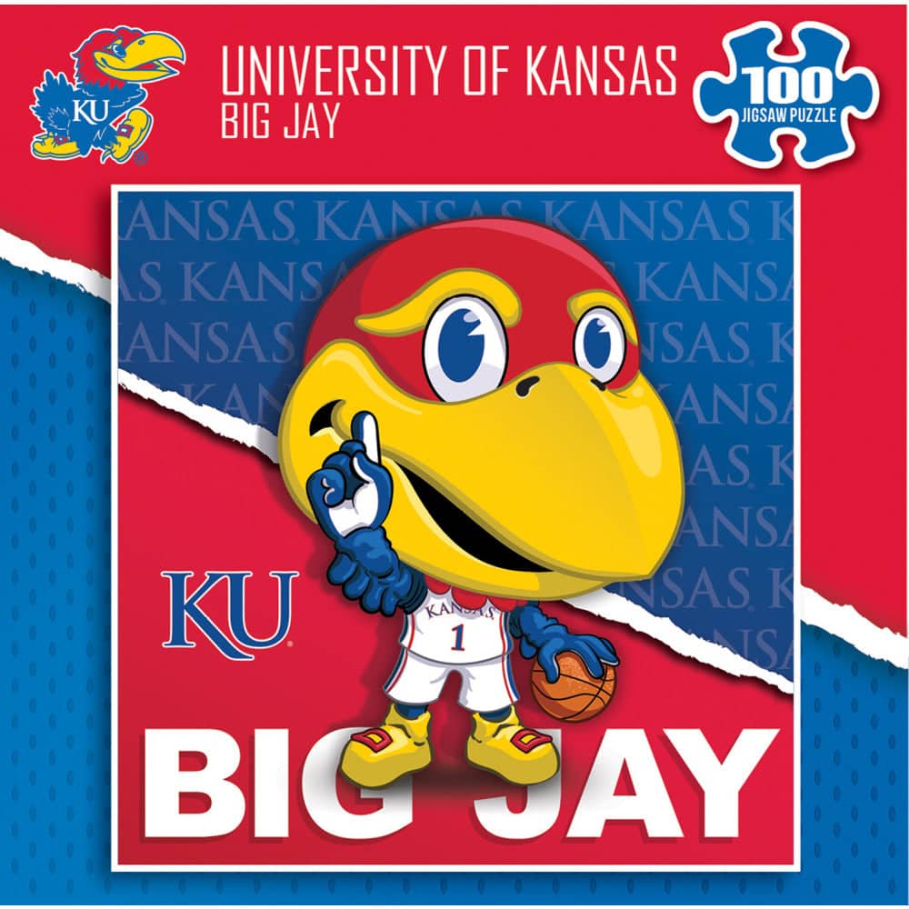 Kansas Jayhawks - NCAA Mascot 100 Piece Jigsaw Puzzle