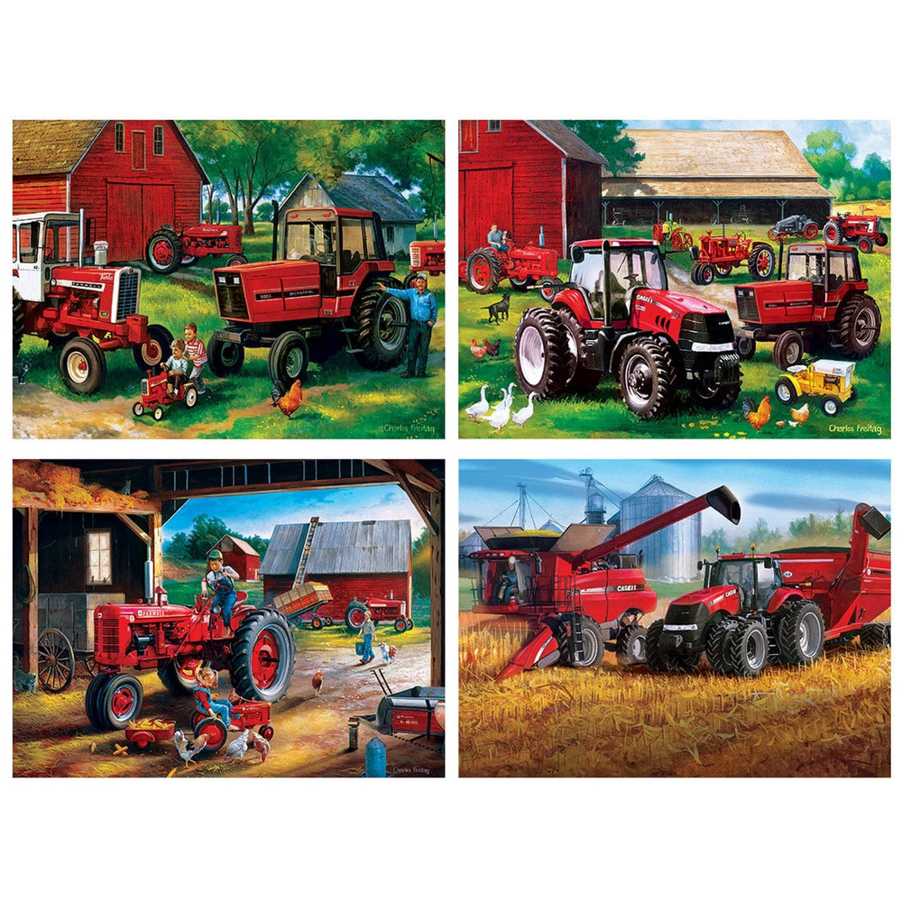 Farmall - 500 Piece Jigsaw Puzzles 4-Pack