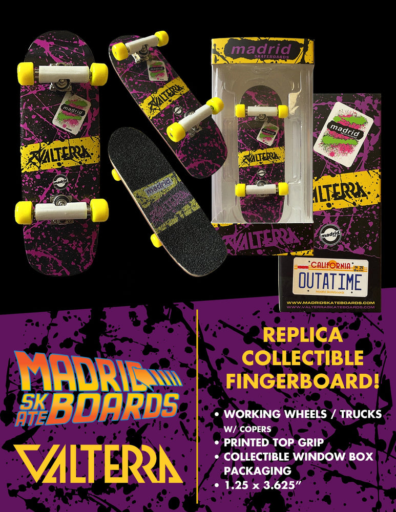 Valterra 40th Anniversary Limited Edition Mini-Replica Collectible Fingerboard (ONLINE ORDER ONLY)