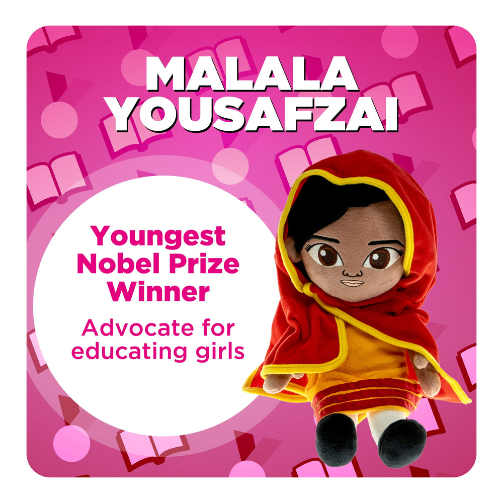 Empower Your Child's Education with the Malala Yousafzai Interactive Plush: A Toy That Inspires Learning and Courage! (ONLINE ORDER ONLY)