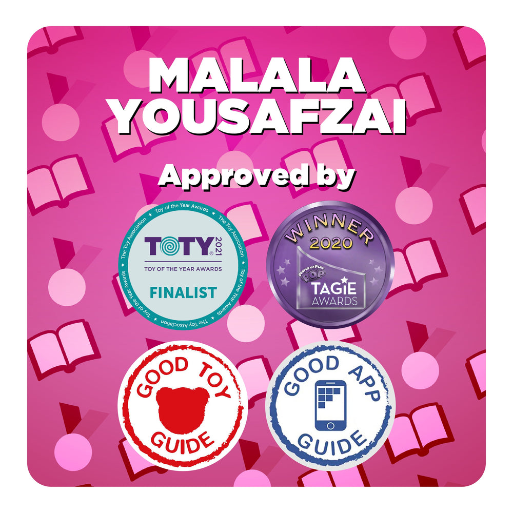 Empower Your Child's Education with the Malala Yousafzai Interactive Plush: A Toy That Inspires Learning and Courage! (ONLINE ORDER ONLY)