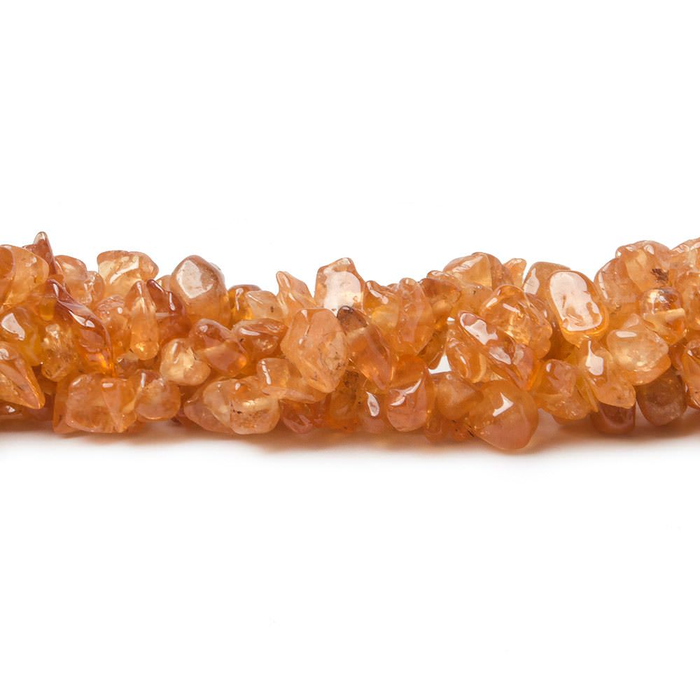 Mandarin Garnet Beads Plain Nugget Chips (ONLINE ORDER ONLY)