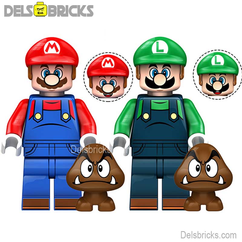 Mario & Luigi Super Mario Brothers Lego Minifigures set 2 (ONLINE ORDER ONLY)