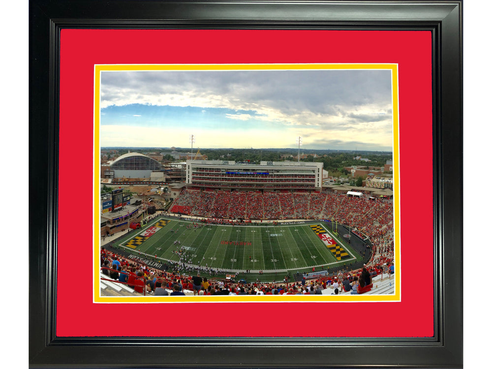 Framed SECU Stadium Maryland Terrapins 11"x14" NCAA Football Photo Professionally Matted (ONLINE ORDER ONLY)