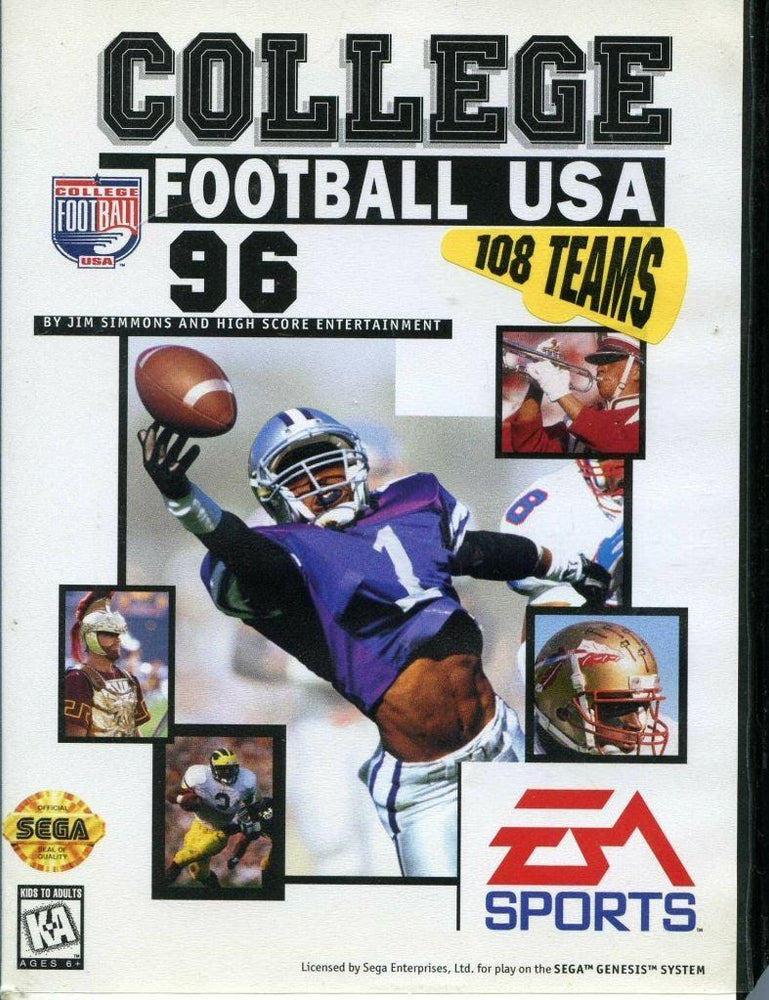 College Football USA 96 (Sega Genesis) (ONLINE ORDER ONLY)
