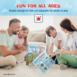 Catapult Castle 1-4 Player Medieval Dexterity Game -
