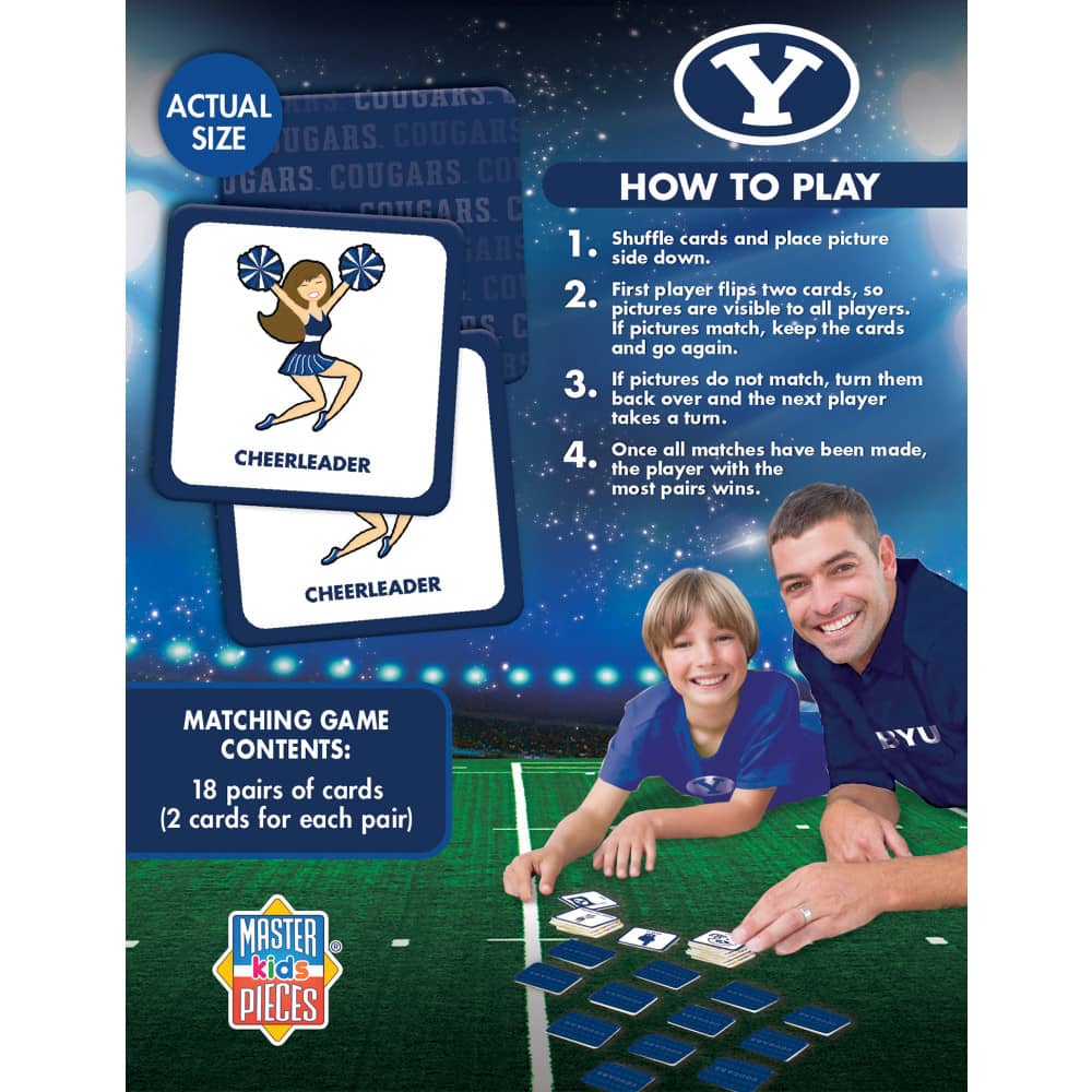 BYU Cougars Matching Game