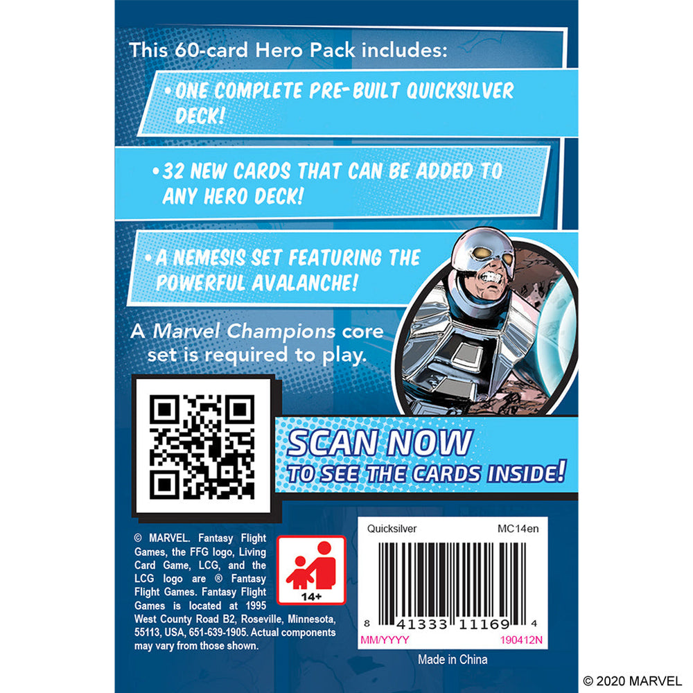 Marvel Champions LCG: Quicksilver Hero Pack