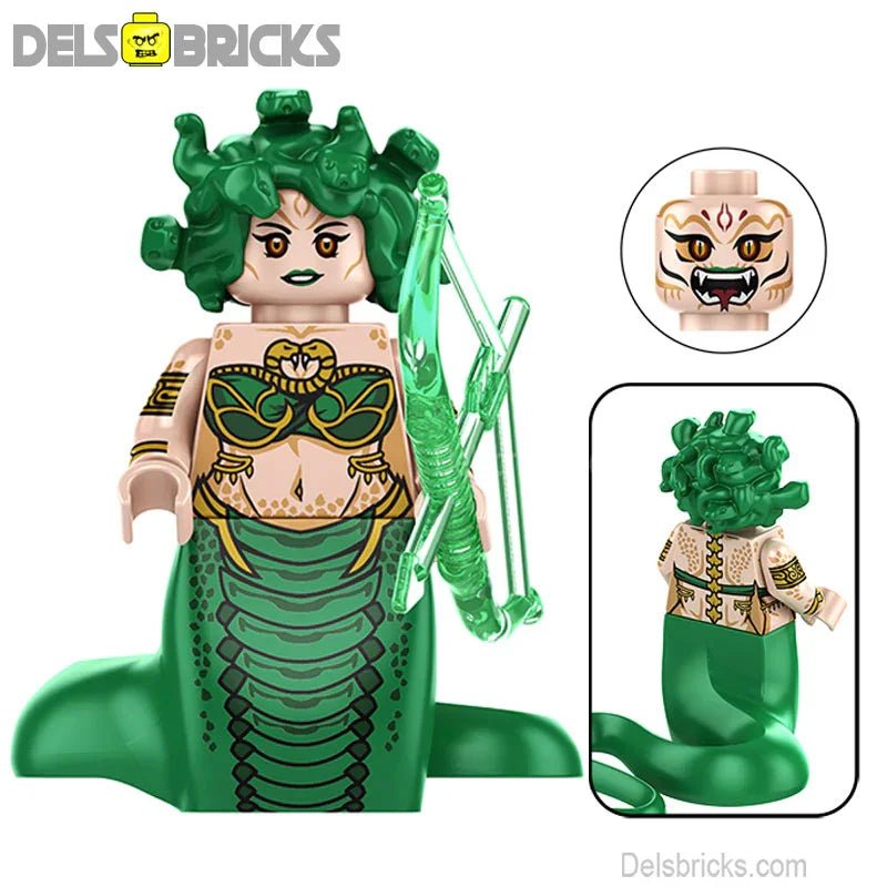 Medusa Greek Mythos Goddess Horror movie Lego Minifigures custom toys 2 (ONLINE ORDER ONLY)
